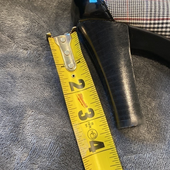 Vintage Black White & Red Plaid Houndstooth 3.5” Heels size 6 - Picture 8 of 8